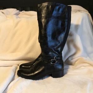 Unisa black riding boots- WIDE CALF!